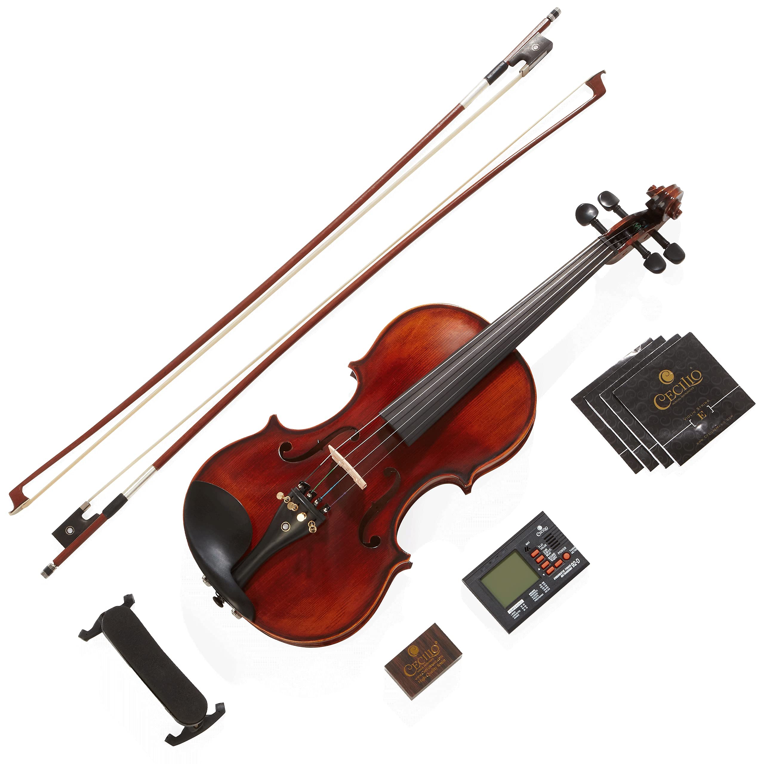 Mendini By Cecilio Violin - MV500+92D - best violin for beginners